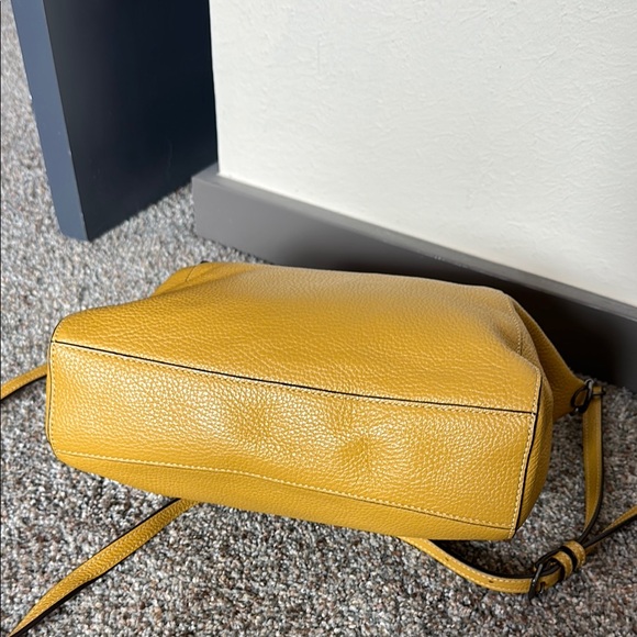 Coach Yellow Leather Women's Bag - Picture 10 of 15